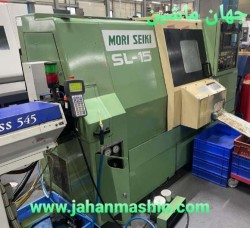 تراش cnc مارک Mori Seiki-
مدل SL-15-
کنترل فانوک - بدون مرغک-(اطلاعات ثبت شده از سایت جهان ماشین میباشد(www.jahanmashin.com ))