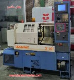 تراش  CNC تاکاماز EX10 - گلویی اسپیندل: 42mm - سیستم کنترل :FANUC 21i-
سال ساخت:2003(اطلاعات ثبت شده از سایت جهان ماشین میباشد(www.jahanmashin.com ))